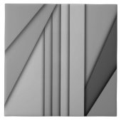 Moderne monochrome tegeltje (Voorkant)