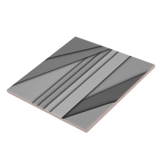 Moderne monochrome tegeltje (Zijkant)