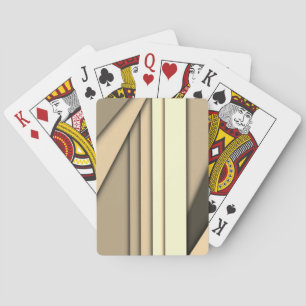 Moderne monochrome tint pokerkaarten