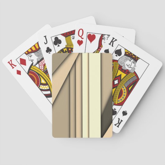 Moderne monochrome tint pokerkaarten (Achterkant)