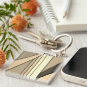 Moderne monochrome tint sleutelhanger (Voorkant Rechts)