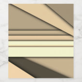 Moderne monochrome tint wijn etiket (Enkel label)