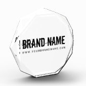 Moderne monochrome Typografie Minimale merknaam Fotoblokken (Links)