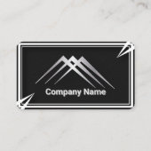 Moderne monochrome Visitekaartjes (Achterkant)