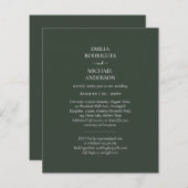 Moderne monochroom in één budgethuwelijk (Voorkant / Achterkant)