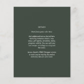 Moderne monochroom in één budgethuwelijk (Achterkant)