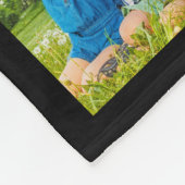 Moderne monogram 11 Aangepaste kleurenfoto's Fleece Deken (Hoek)