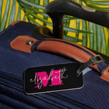 Moderne monogram Aangepaste naam