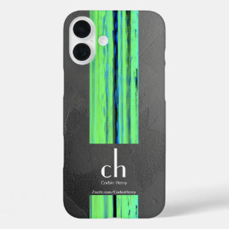 Moderne Monogram Abstracte Textuur iPhone Hoes