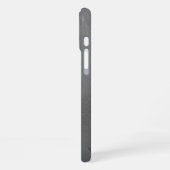 Moderne Monogram Abstracte Textuur iPhone Hoes Hoesje (Linkerkant)
