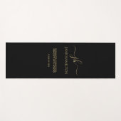 Moderne monogram Afstuderen Yogamat (Voorkant (horizontaal))