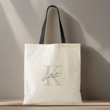 Moderne Monogram Bruidsmeisje