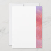 Moderne Monogram Bruiloft Feest Kaart (Achterkant)