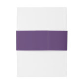 Moderne Monogram Bruine Regenwinde Huwelijk Uitnodigingen Wikkel (Achterkant Voorbeeld)