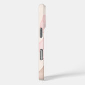 Moderne Monogram Chic Cowboy Laarzen Roze Bow Case-Mate iPhone Case (Achterkant / Rechts)