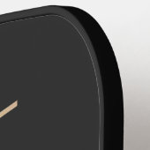 Moderne Monogram Eerste Letter Y & Naam Persoonlij Pickleball Paddle (Links Detail)