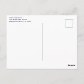 Moderne Monogram Elegante Script Beginletters Mari Briefkaart (Achterkant)