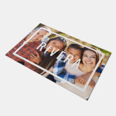 Moderne monogram foto Doormat Deurmat (Schuin)