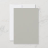 Moderne Monogram Foto Huwelijk Save The Date Kaart (Achterkant)