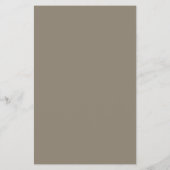 Moderne Monogram Foto Taupe Zakelijk Professioneel Flyer (Achterkant)