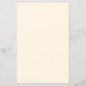 Moderne Monogram Fotocrème Professioneel Bedrijf Flyer (Achterkant)