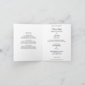 Moderne monogram foto's en legant gevouwen bruilof (Binnen)