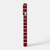 Moderne Monogram Gemêleerde  iPhone 15 Case (Linkerkant)