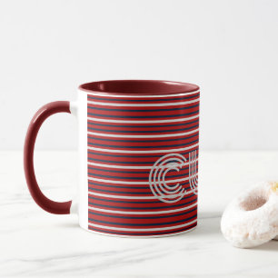 Moderne Monogram Gemêleerde Mok
