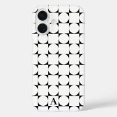 Moderne Monogram Geometrische Trendy Case-Mate iPhone Case (Achterkant)