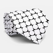 Moderne Monogram Geometrische Trendy Stropdas (Opgerold)