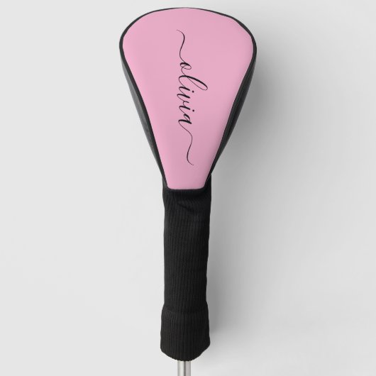 Moderne Monogram Golfhoofdhoes Golfheadcover (Voorkant)