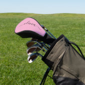 Moderne Monogram Golfhoofdhoes Golfheadcover (Insitu)