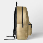 Moderne Monogram Goud Bedrukte Rugzak (Links)