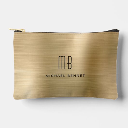 Moderne Monogram Goud Etui (Voorkant)