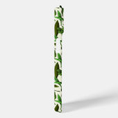 Moderne Monogram Groene Botanische Case-Mate iPhone Case (Achterkant / Rechts)