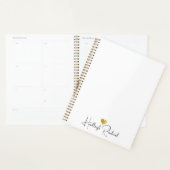 Moderne Monogram Handgeschreven Script Naam Planner (Display)