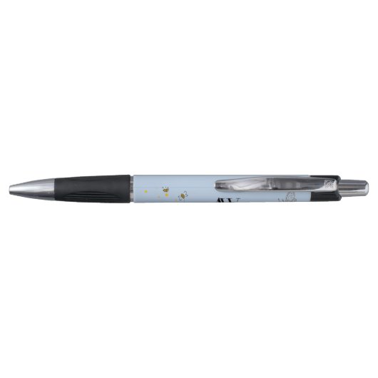 Moderne Monogram Honingpot Pen (Achterkant)