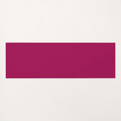 Moderne monogram hot-roze werkout Yoga Mat (Achterkant (horizontaal))