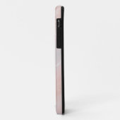 Moderne Monogram Initiaal Gouden Letter en Turquoi Case-Mate iPhone Case (Achterkant/links)