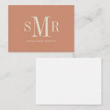 Moderne monogram initiaal met drie letters naam no