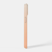Moderne Monogram Initiaal Naam Teal Aqua Gradiënt iPhone 15 Case (Rechterkant)
