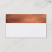 Moderne monogram - Martian Dust Storm Visitekaartje (Achterkant)