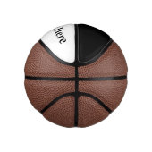 Moderne Monogram Menutekst Basketbal (Rechts)