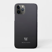 Moderne monogram - minimalistisch professioneel Case-Mate iPhone case (Achterkant)