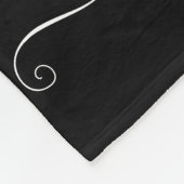 Moderne monogram naam 14 Foto Collage Aangepaste k Fleece Deken (Hoek)