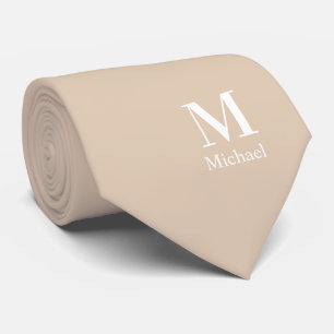 Moderne monogram naam Aangepaste Stropdas