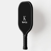 Moderne monogram naam eenvoudig aangepast pickleball paddle (Links)