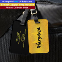 Moderne Monogram Naam | Luxe Zwart & Gouden Initia