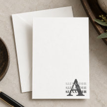 Moderne Monogram Naam