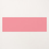 Moderne Monogram Naam Stijlvol Roze Yogamat (Achterkant (horizontaal))